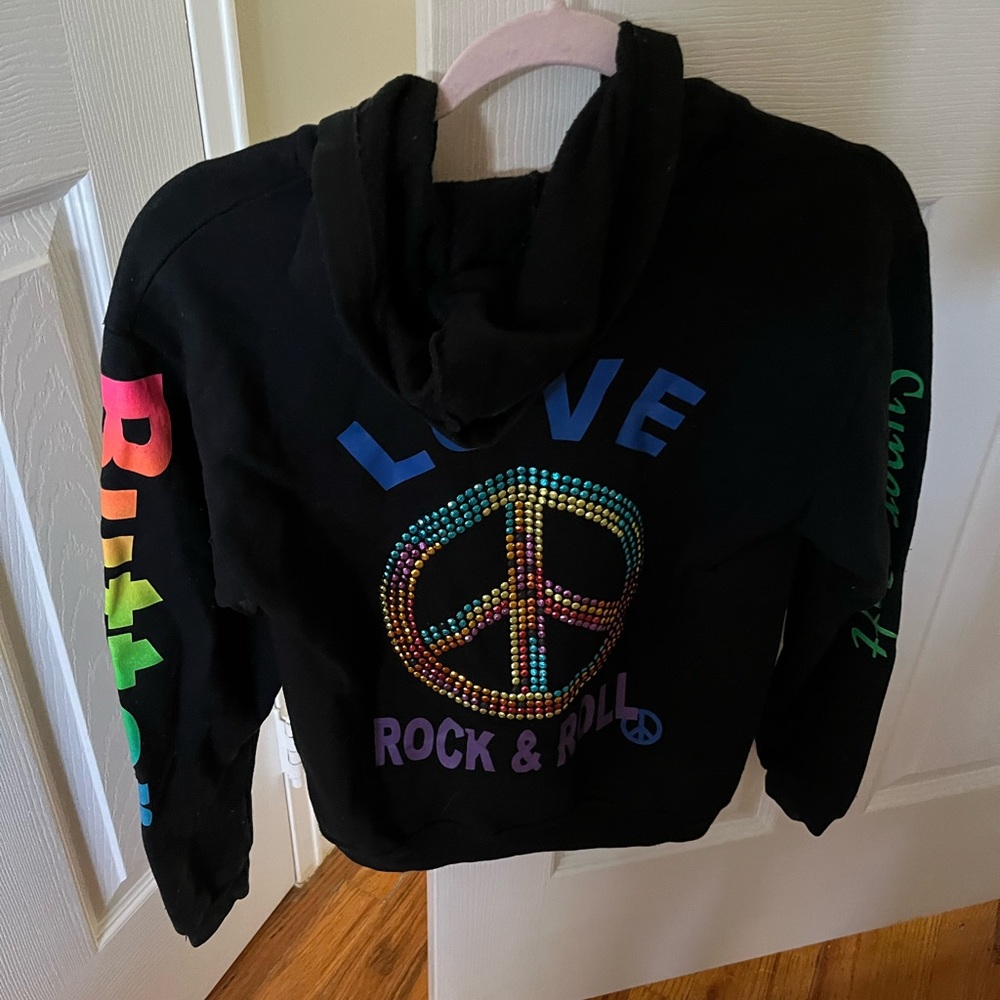 Girls butter zip sweatshirt
